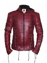 Arrow Season 3 Roy Harper Colton Haynes Leather Jacket 02