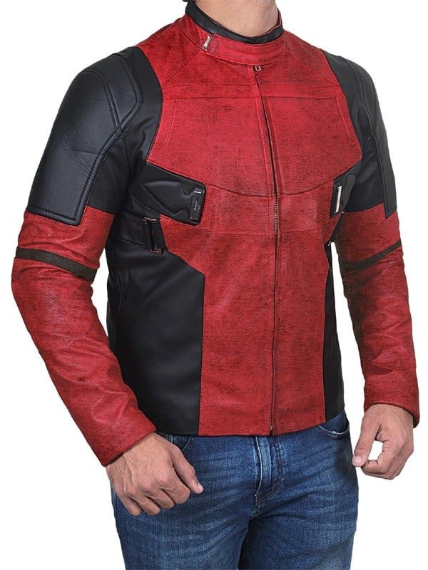 Deadpool 2 Wade Wilson Ryan Reynolds Leather Jacket
