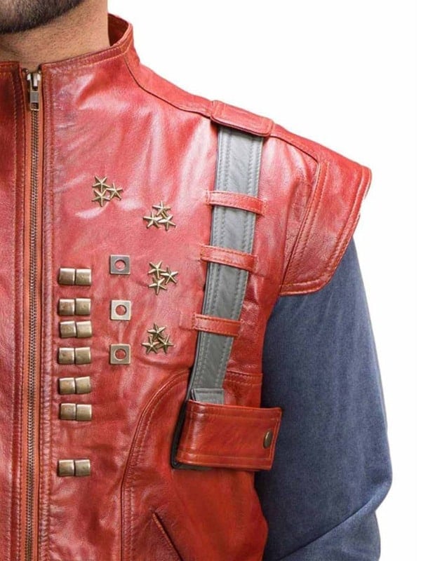 Guardians Of The Galaxy Chris Pratt (Peter Quill) Leather Vest