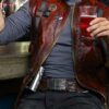 Peter Quill Guardians Of The Galaxy Chris Pratt Leather Vest 01