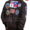 Top Gun Bomber Jacket With Patches