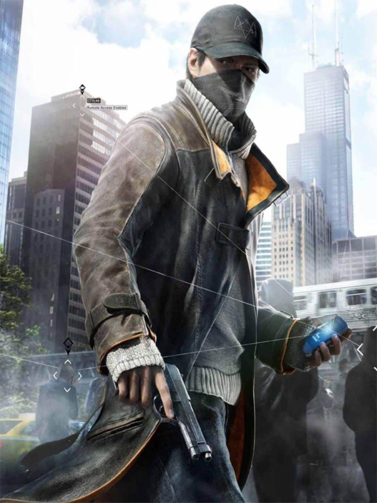 Watch Dogs Aiden Pearce Leather Coat