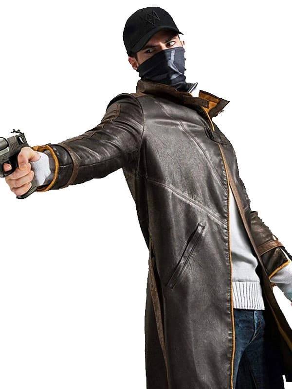Dogs Aiden Leather Coat Aiden Pearce Jacket