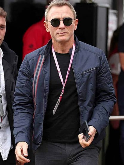 No Time to Die film style jarretelles James Bond en cuir véritable Daniel Craig