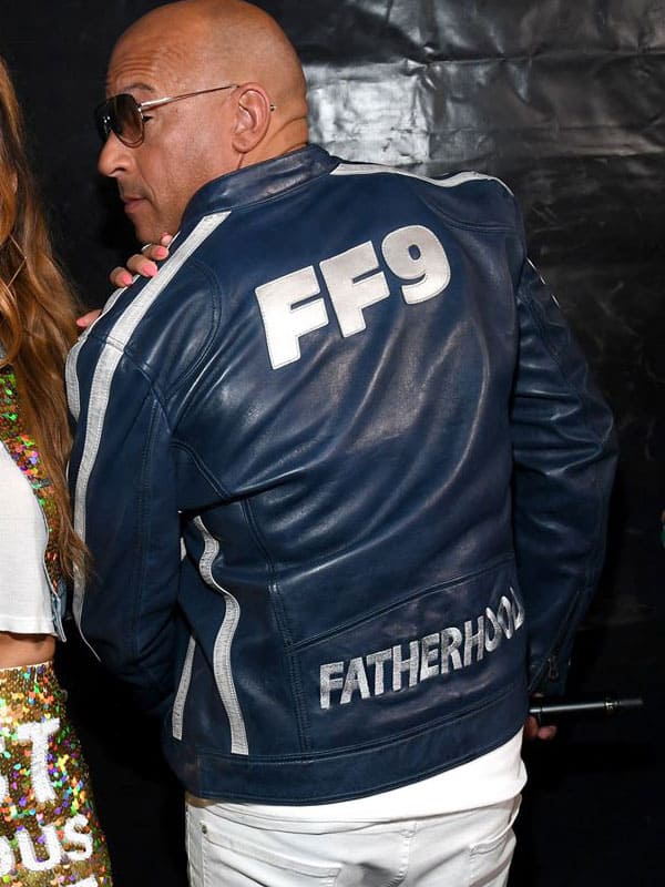 Fast and Furious 9 Blue Leather Jacket
