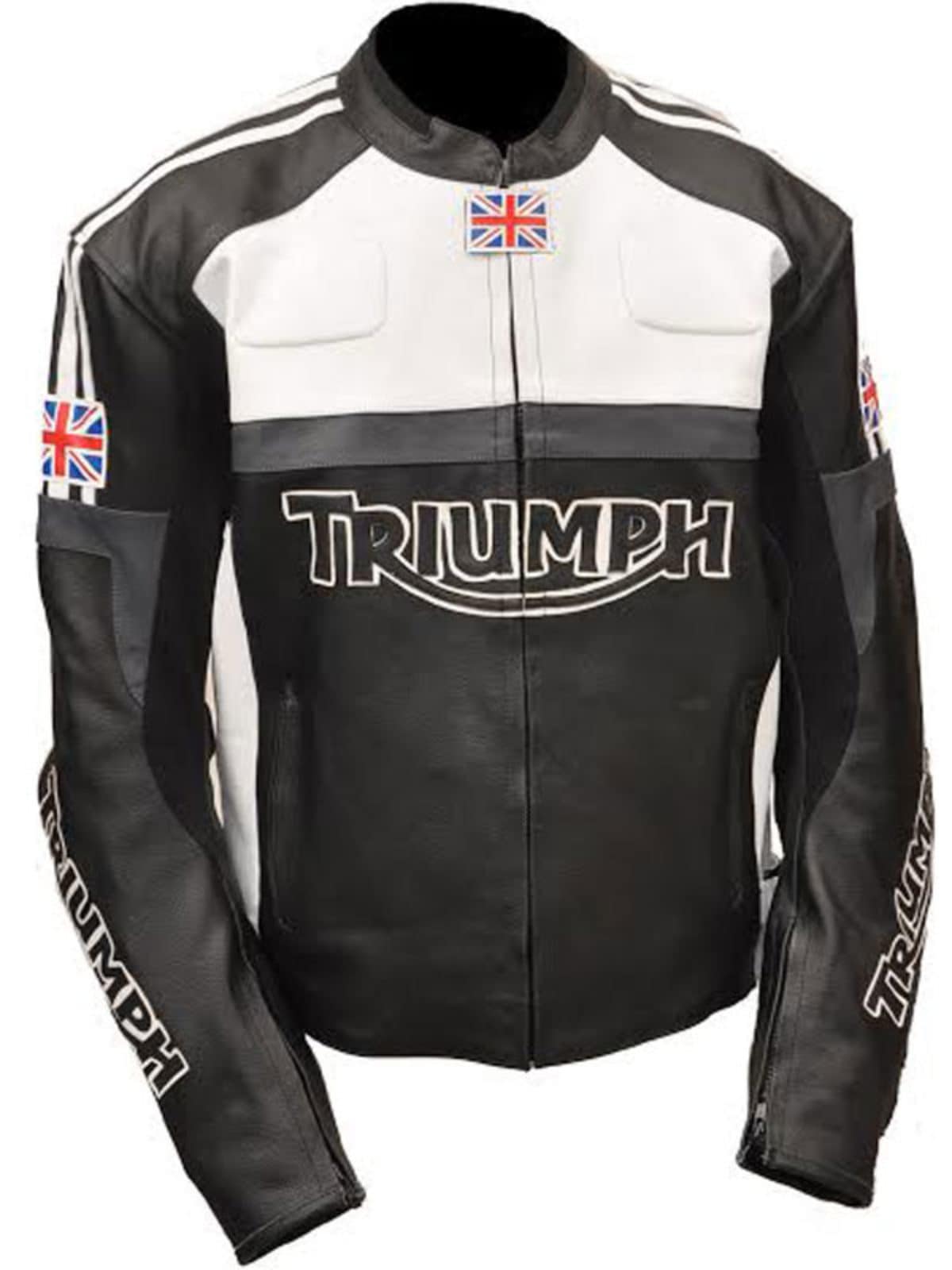 Triumph Motorcycle Leather Racing Jacket | Jackets Junction
