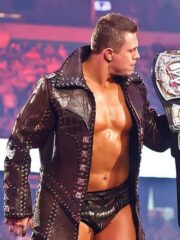 The Miz WWE Studded Leather Coat