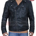 WWE Finn Balor Black Leather Jacket with Balor Club Logo