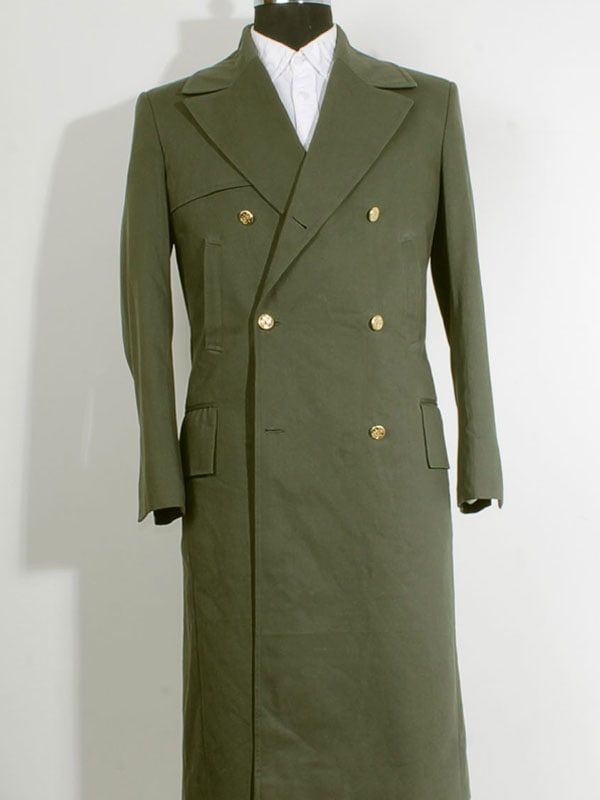 11th Doctor Who Green Trench Coat