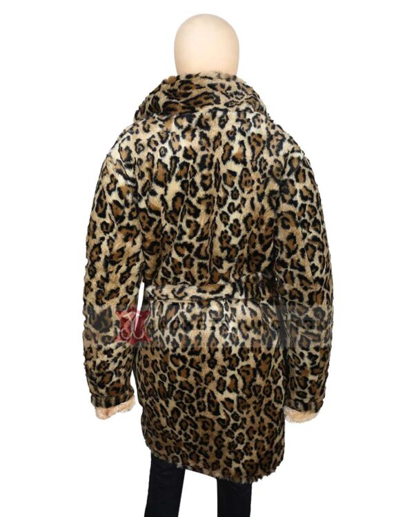 Tv Series Yellowstone Kelly Reilly Shearling Cheetah Coat
