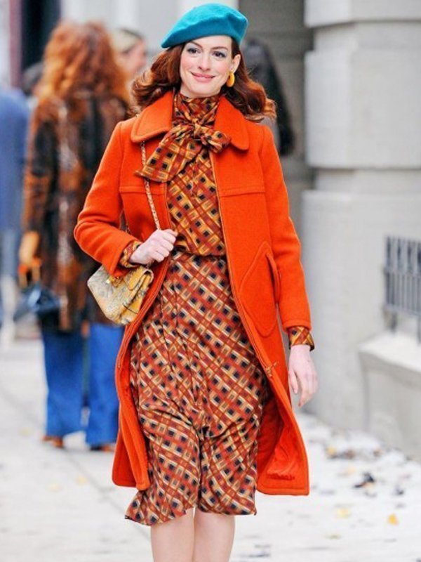 Lexi Modern Love Orange Wool Coat