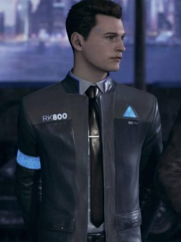 Connor Detroit Become Human Leather Jacket - Just American Jackets