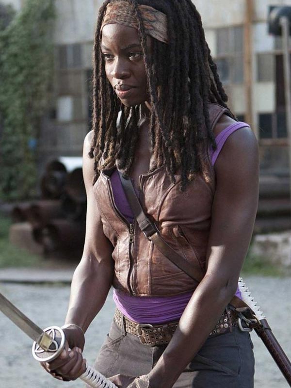 Michonne The Walking Dead Leather Vest