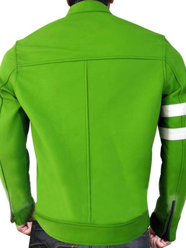Ryan Kelley Alien Swarm Ben 10 Biker Leather Jacket