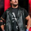 WWE AJ Styles Hooded Black Vest