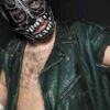 All Elite Wrestling Evil Uno Leather Black Vest