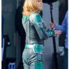 Captain Marvel Brie Larsons Costume Leather Jacket