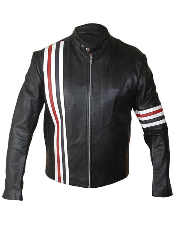 Easy Rider Captain America Motorcycle Leather Jacket - JacketsJunction