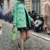 Lily Collins Emily In Paris GreenCoat