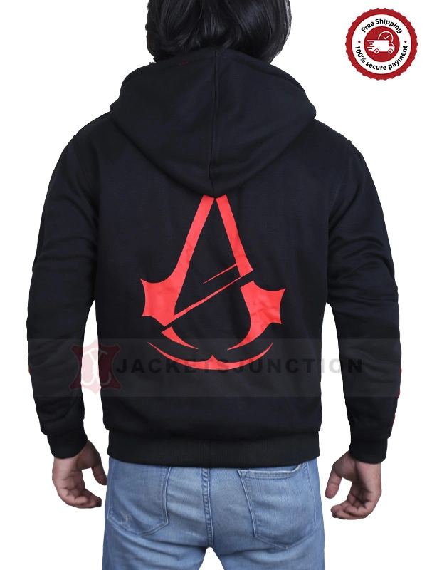 Assassin's Creed Rogue Black Zip-Up Hoodie