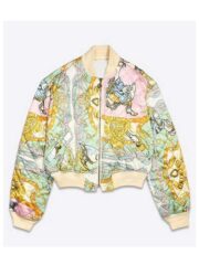 Brooklyn Clark Emily In Paris Carlson Young Printed Bomber Jacket
