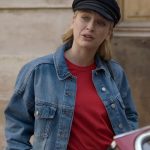 Camille Razat Emily In Paris Blue Denim Jacket