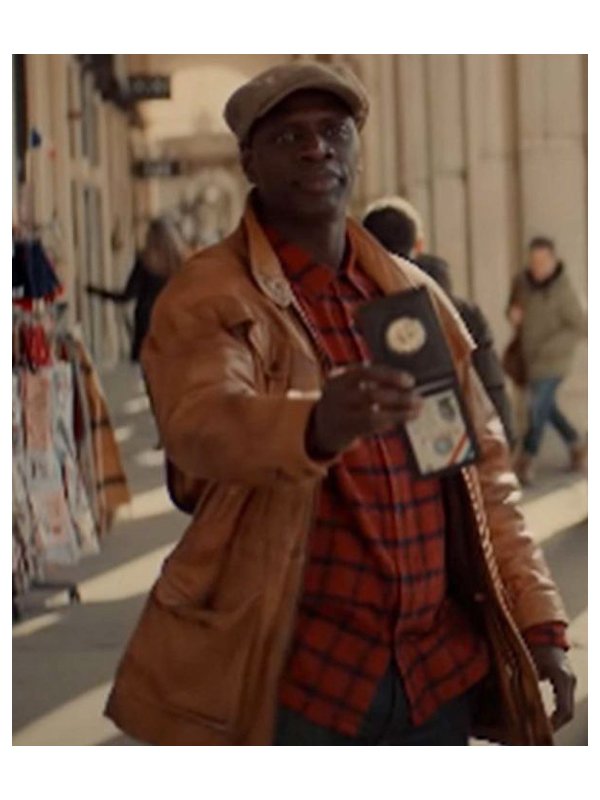 Lupin Omar Sy Leather Jacket