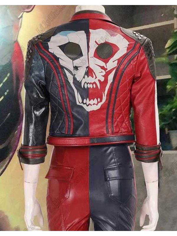 Harley Quinn Suicide Squad Kill The Justice League Biker Leather Jacket
