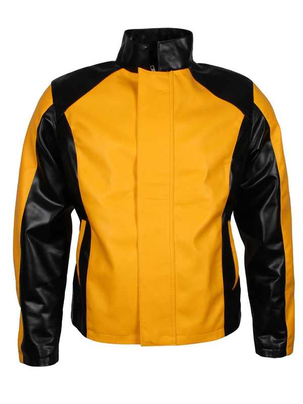 Infamous 2 Cole Black & Yellow Jacket - Cole Macgrath Leather Jacket