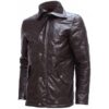 Men's Elegent Leather Quilted Jacket