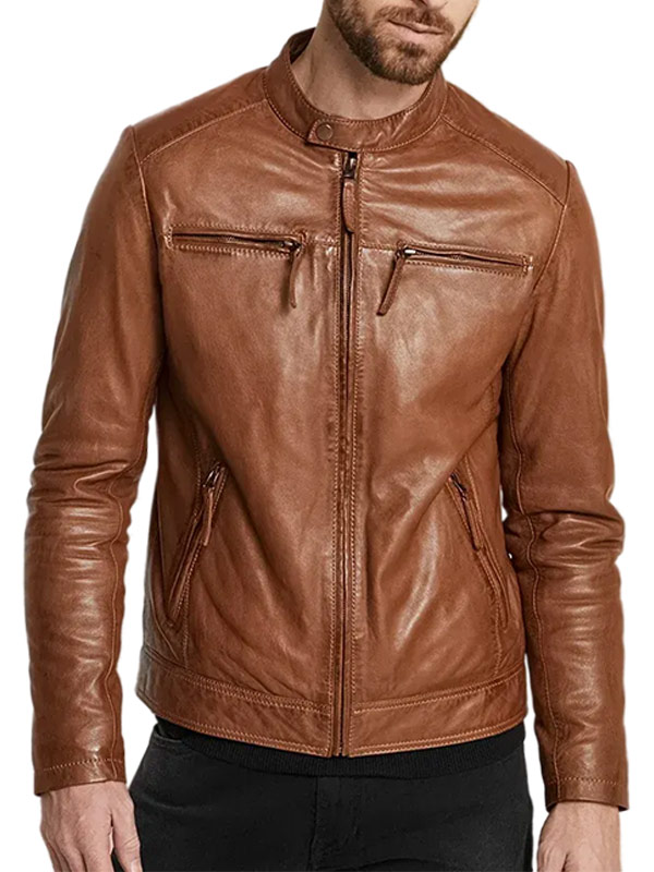 n Leather Biker Jacket