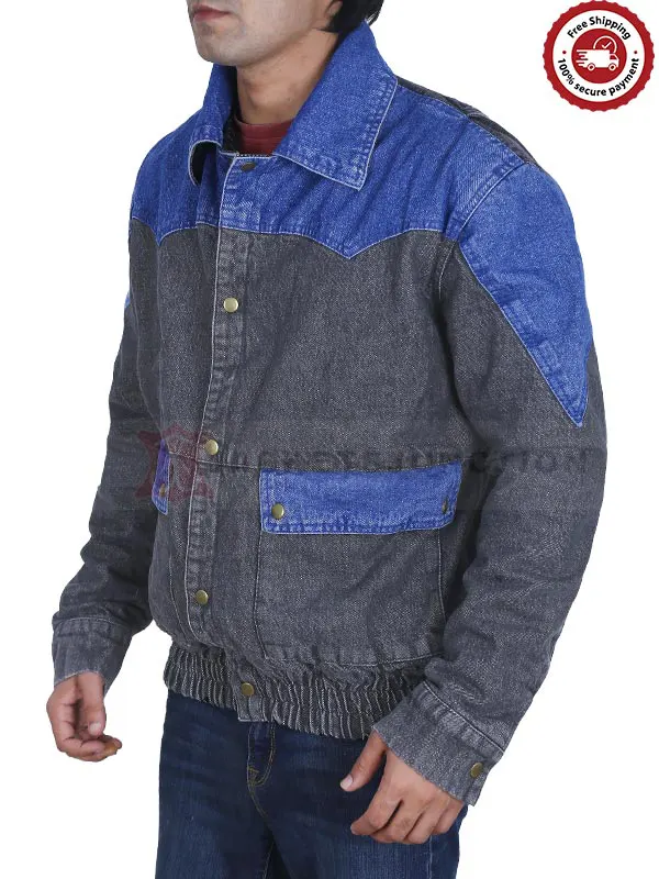 Back to The Future Marty Mcfly Denim | Marty Mcfly Jean Jacket