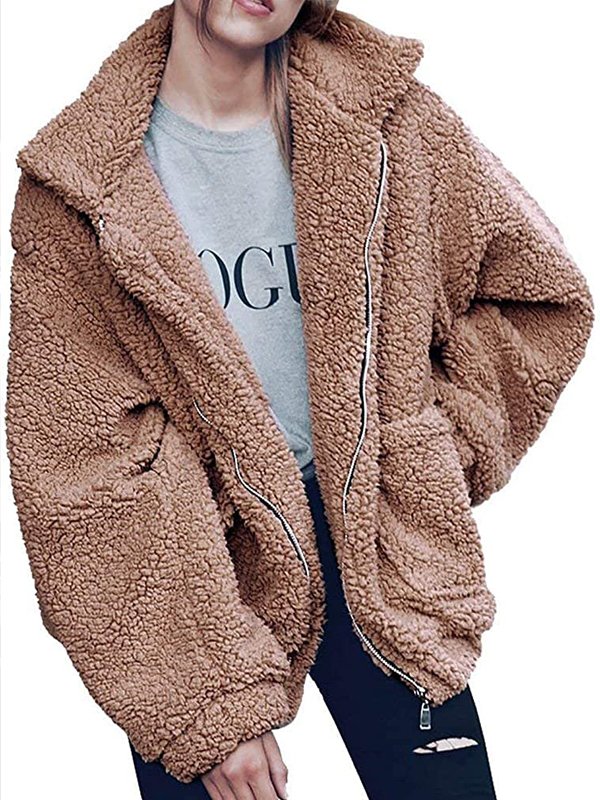 Womens Faux Fur Winter Jacket