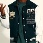 Neutrals Country Club Letterman Jacket