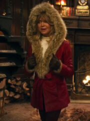 The Christmas Chronicles Goldie Hawn Red Mrs. Claus Parka Jacket