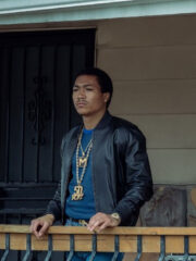 BMF Meech leather Bomber Jacket
