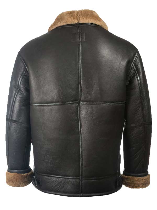 Men's Sheepskin Leather Shearling Jacket