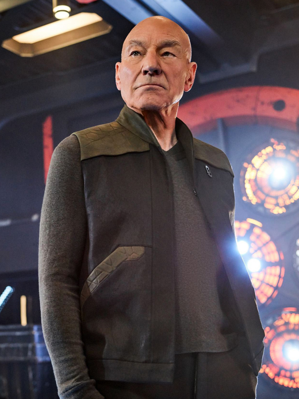 Star Trek Picard Jean-Luc Picard Black Vest