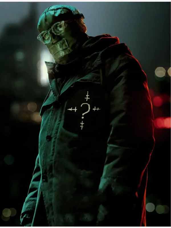 The Batman Riddler Jacket | Paul Dano Green Jacket