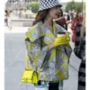 Emily In Paris S02 Lily Collins Yellow Floral Jacket