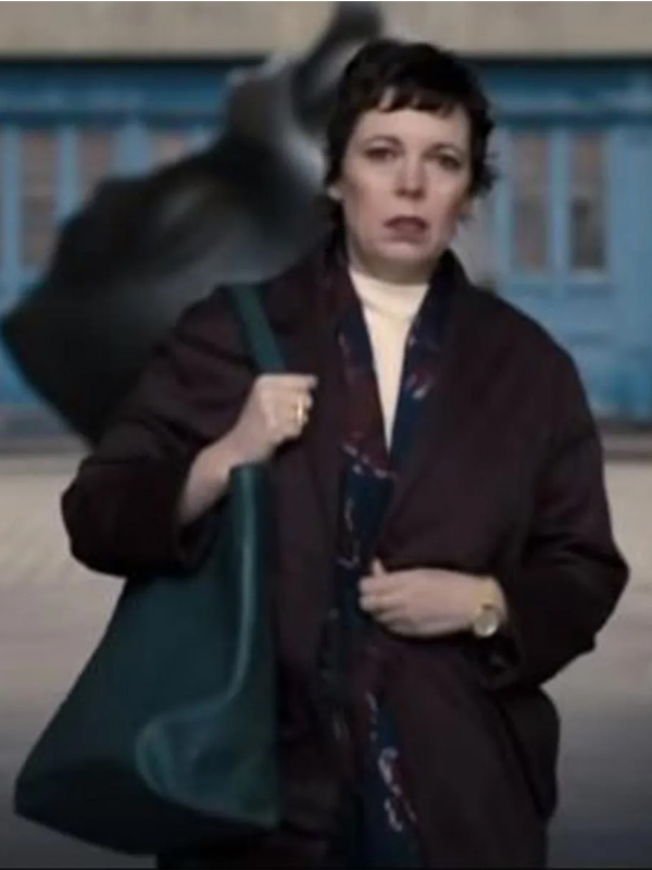 The Father Olivia Colman Brown Coat