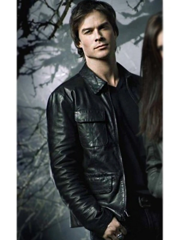 The Vampire Diaries Ian Somerhalder Leather Jacket