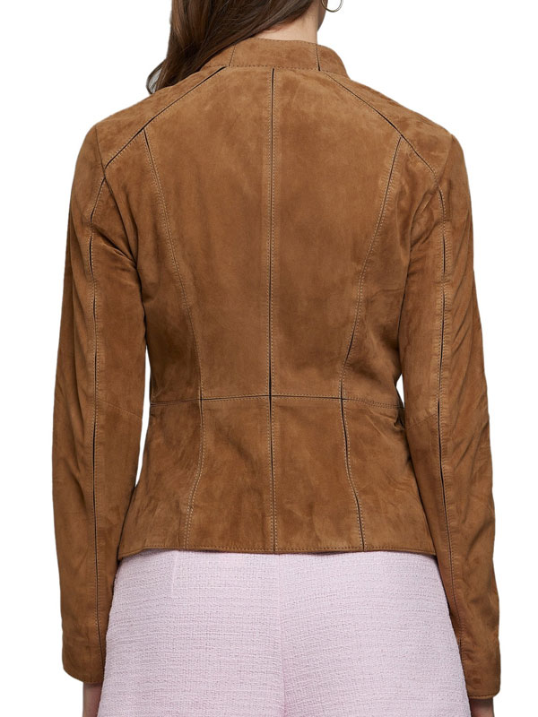 Brown-Suede-Leather-Slimfit-Jacket