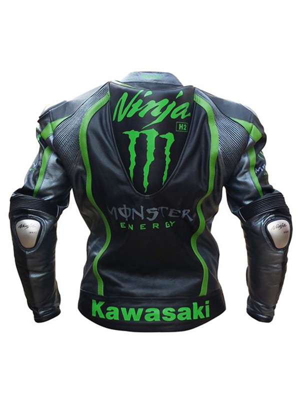 Kawasaki Ninja Leather Motorcycle Racing Jacket | SALE