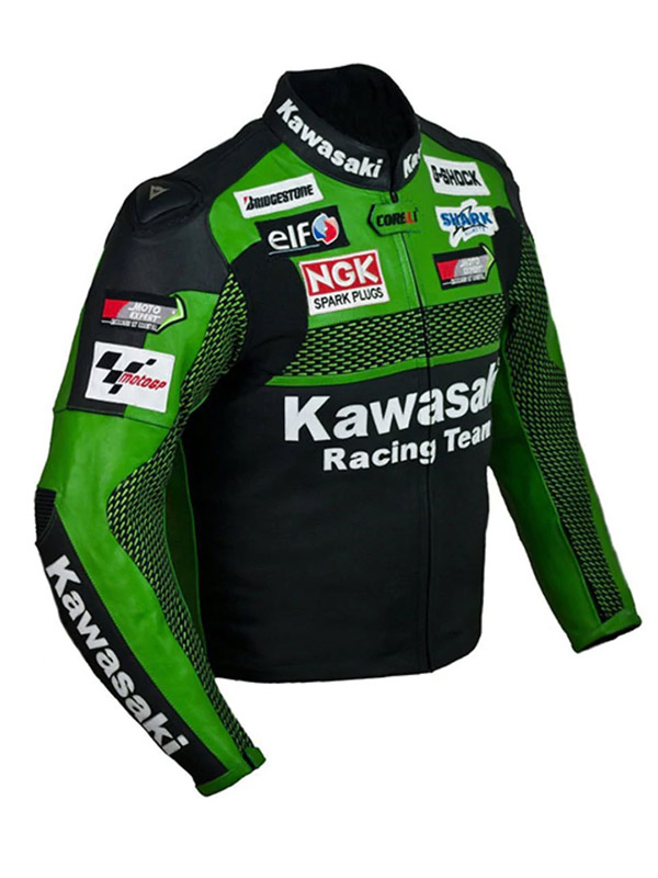 Kawasaki Racing Team Motorcycle Jacket Side