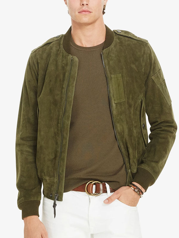 Ariana bomber jacket green – Les Jumelles