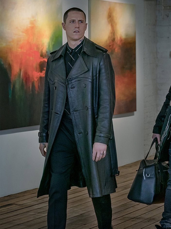 Power Book IV Force Vic Flynn Leather Coat