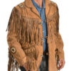 Mens-Scully-Fringed-Suede-Leather-Jacket