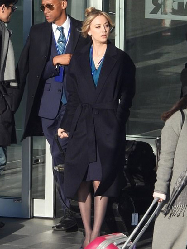 The Flight Attendant Cassie Bowden Belted Trench Coat
