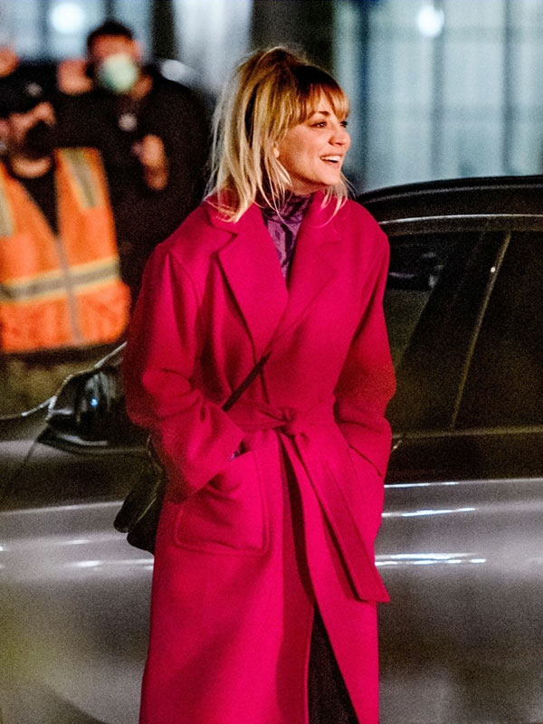 The Flight Attendant Cassie Bowden Pink Trench Coat